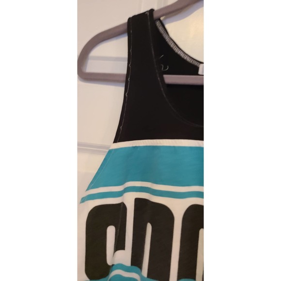 Vintage 80s Sport Tank top muscle shirt size L 1980s Dunlop Single stitch beach - Picture 3 of 6